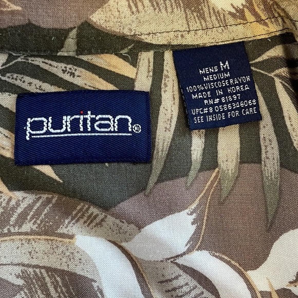 Puritan Hawaiian Shirt Size M - Picture 4 of 4